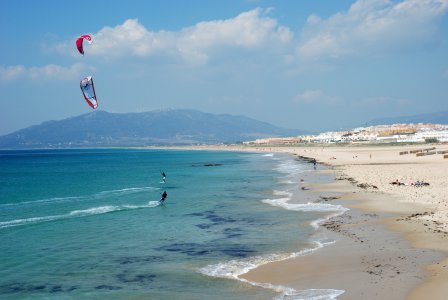 The beach of Tarifa, in Spain